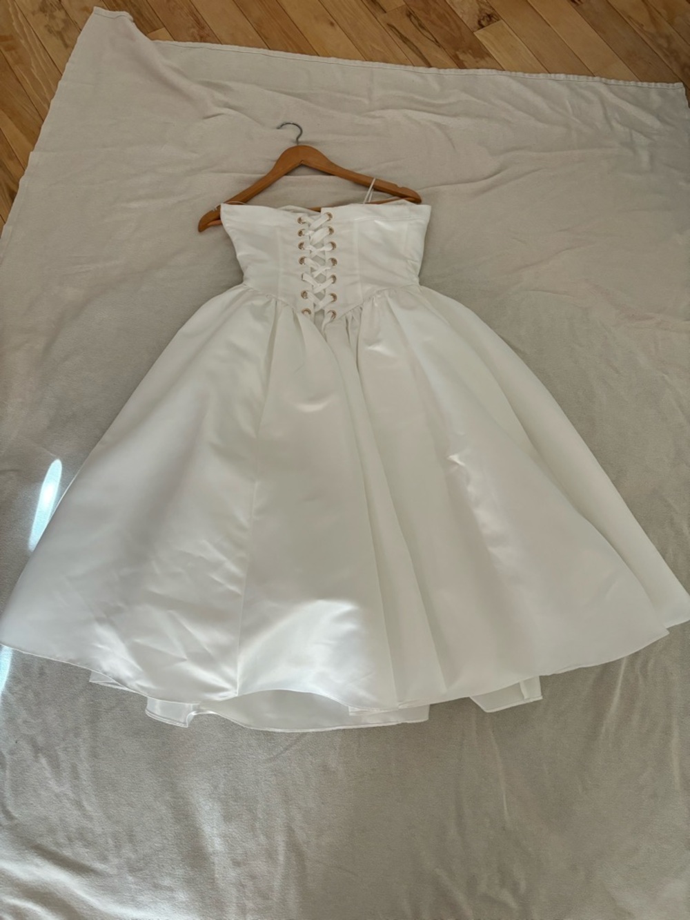 BHLDN Basque Waist Midi Dress - Picture 10 of 13